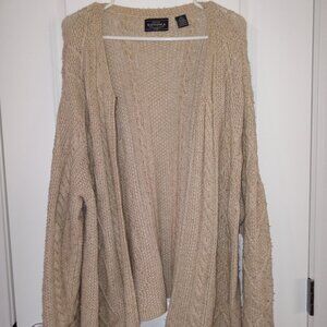 Long sleeve tan cardigan